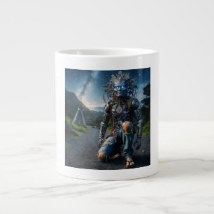 Astral Blue Jeans Warrior Jumbo Mugg