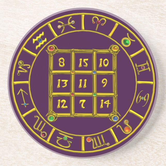 ASTRAL CODE/MAGIC SQUARE 33,lila Underlägg (Framsidan)