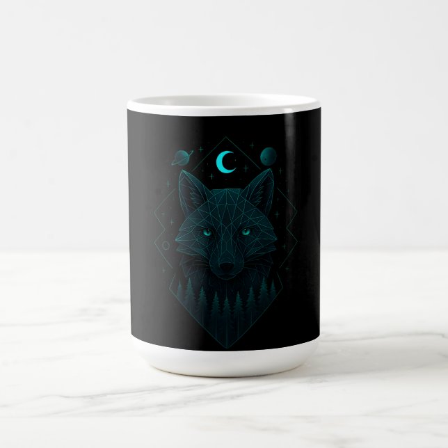 Astral Fox - Cosmic Clever Spirit Kaffemugg (Center)