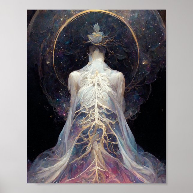 Astral Ganglia 2 Fantasy Science fiction Art Poster (Framsidan)