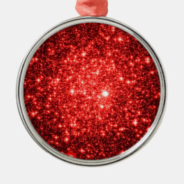Astral glitter Red Julgransprydnad Metall