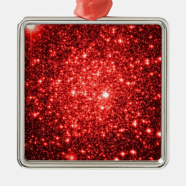 Astral glitter Red Julgransprydnad Metall (Framsidan)