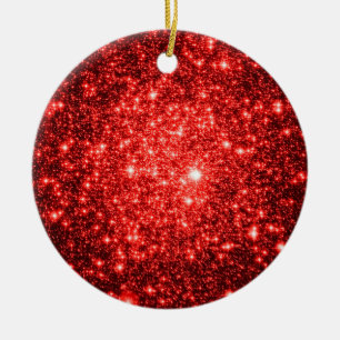 Astral Glitter Red-julprydnader Julgransprydnad Keramik