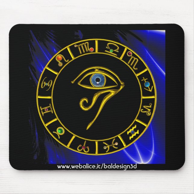 ASTRAL HORUS ÖGA,BLUE TALISMAN Astrology Chart Musmatta (Framsidan)