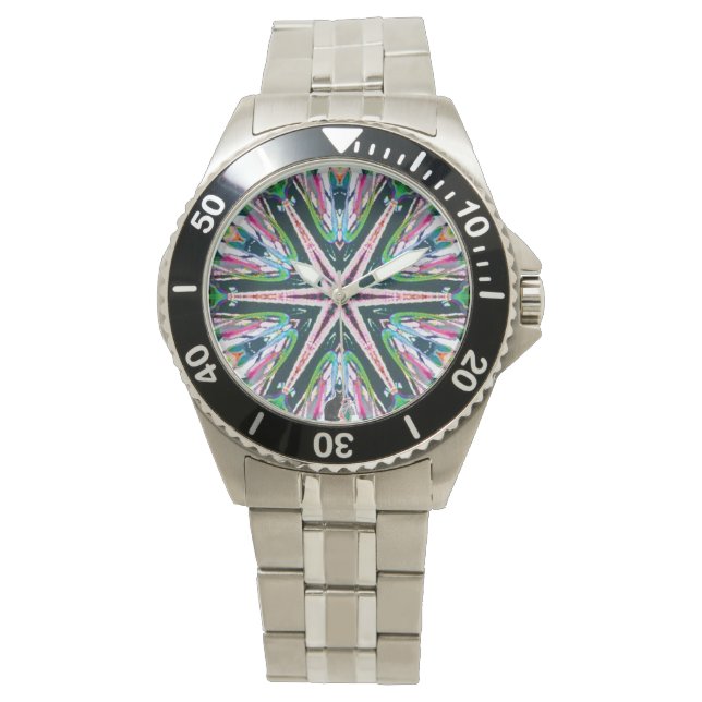 Astral Kaleidoscope Armbandsur (Framsida)