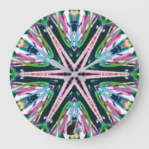 Astral Kaleidoscope Stor Klocka