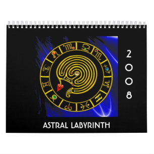 ASTRAL LABYRINTH GULD ZODIAC CHART Astrology Kalender