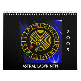 ASTRAL LABYRINTH GULD ZODIAC CHART Astrology Kalender