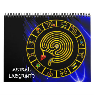 ASTRAL LABYRINTH GULD ZODIAC CHART Astrology Kalender