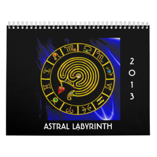ASTRAL LABYRINTH GULD ZODIAC CHART Astrology Kalender