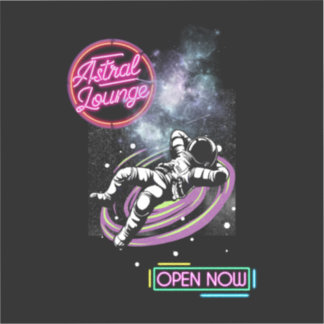 Astral Lounge - Sticker Klistermärken
