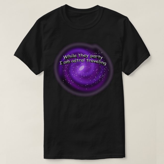Astral projektion, enhetlig utformning t shirt (Design framsida)