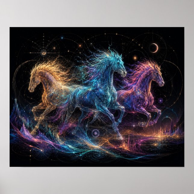 Astral Stampede Poster (Framsidan)