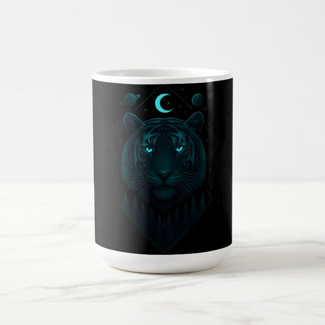 Astral Tiger - Cosmic Blaze Predator Kaffemugg (Center)
