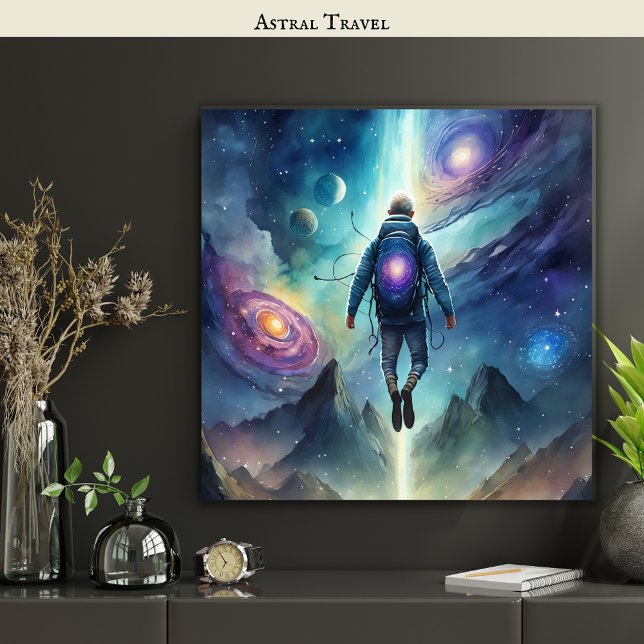 Astral Travel OBE Lucid Dreamer Dream betyder Poster (Skapare uppladdad)