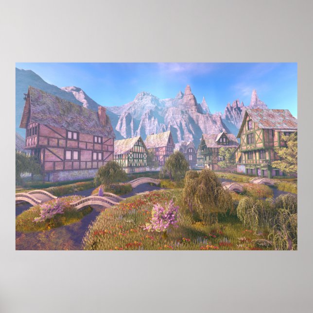 Astral Village Poster (Framsidan)