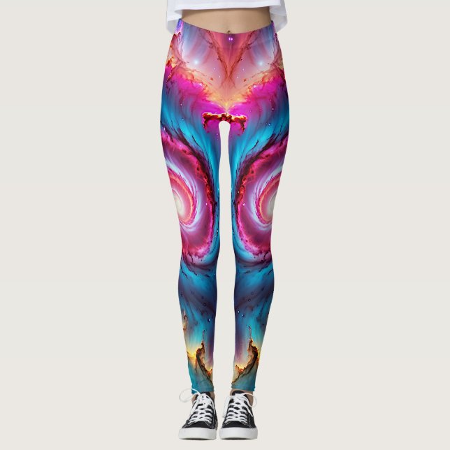 ’Astralis’ - Nebula och Galaxies Leggings (Framsida)