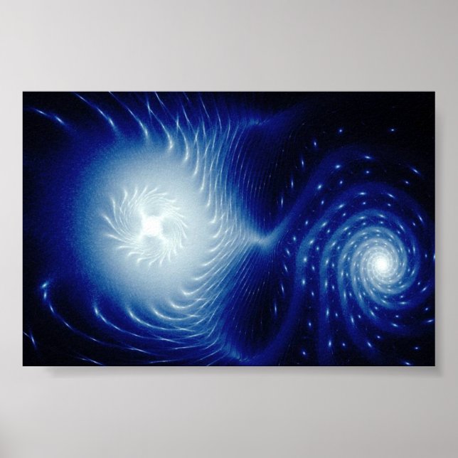 Astralljusformer - kosmiska flödet poster (Framsidan)