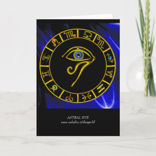 ASTRALT ÖGA / BLÅ TALISMAN KORT