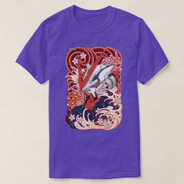 Astray red ram gundam tatuering t shirt (Design framsida)