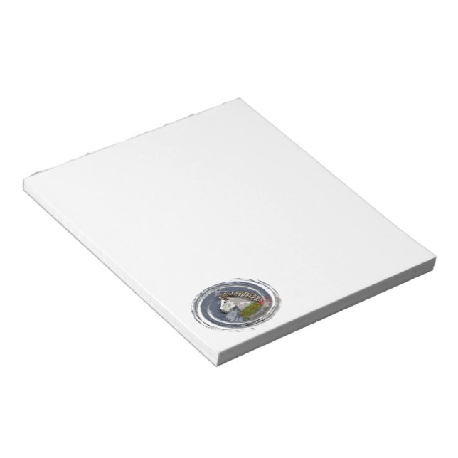 Astrid Islands Horse för Helgdagarna Anteckningsblock (Vinklad)