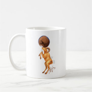 Astro Aries Mars Zodiac Kaffemugg