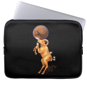 Astro Aries Mars Zodiac Laptop Fodral