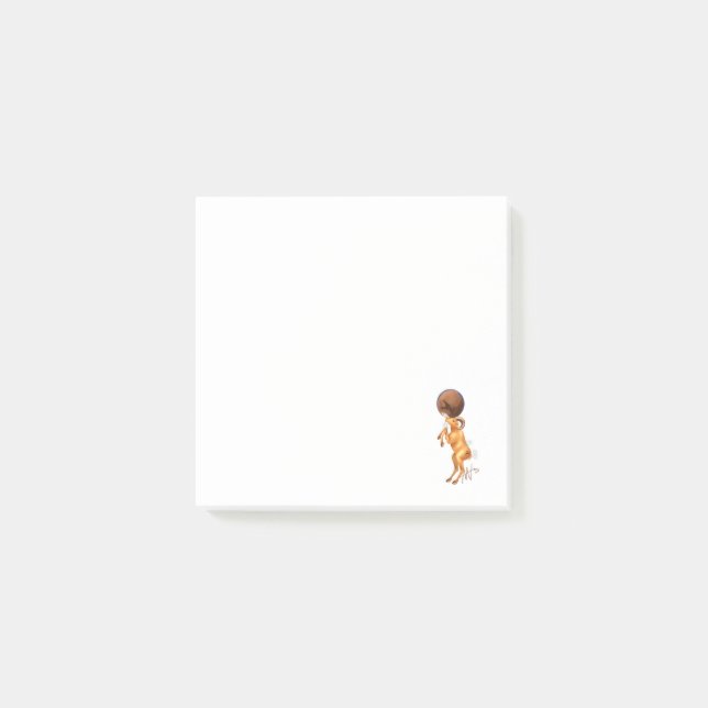 Astro Aries Mars Zodiac Post-it Block (Framsida)