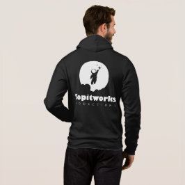 Astro Black and White Zip Hoodie T Shirt