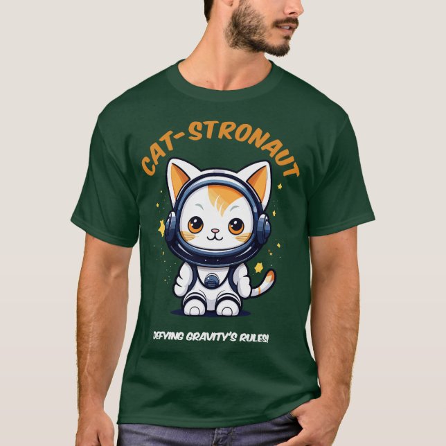 Astro Cat 1 T Shirt (Framsida)
