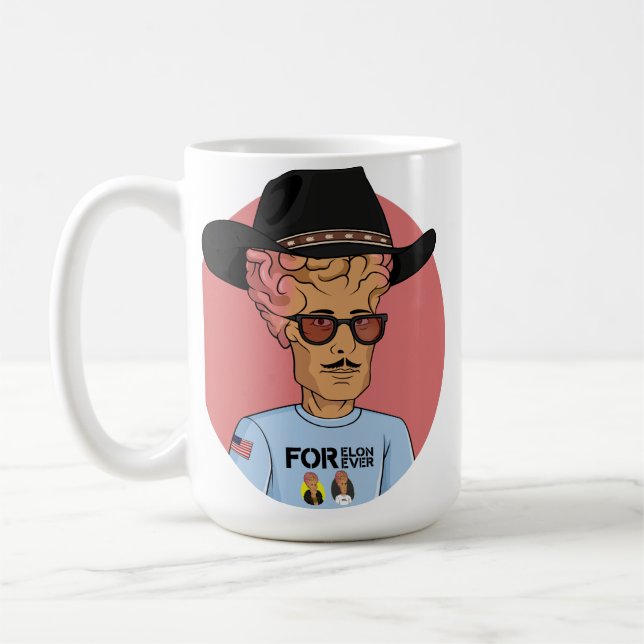Astro-Cowboy Fan Kaffemugg (Vänster)