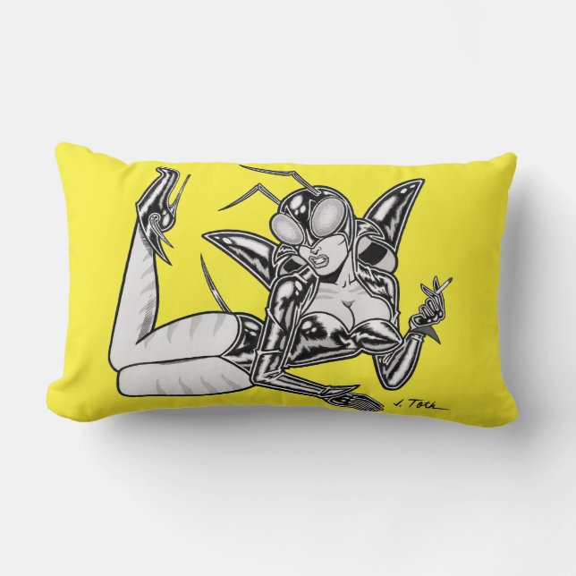 Astro Creeps™: Insectra™ Lumbarkudde (Framsida)