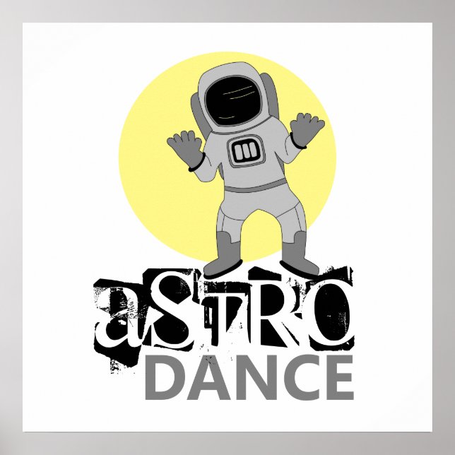 Astro Dance, Astronaut Poster (Framsidan)