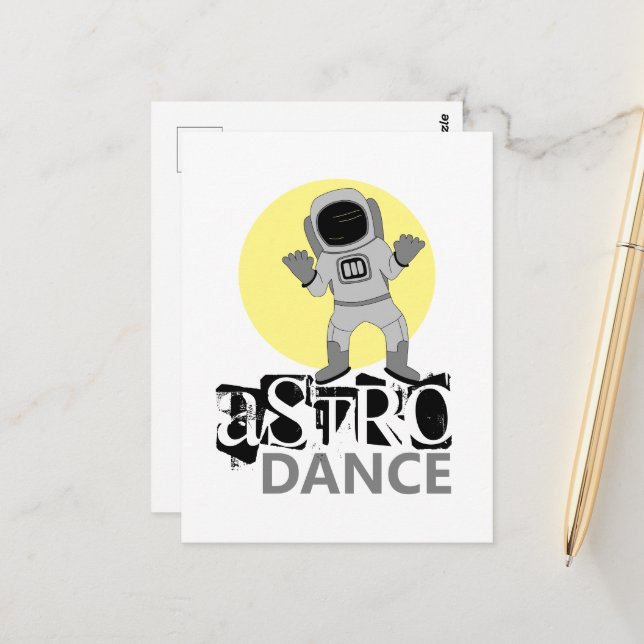 Astro Dance, Astronaut Vykort (Fram/Back In Situ)
