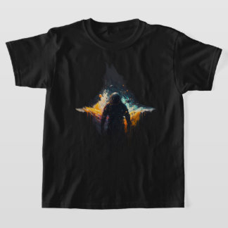 Astro-Drips: Astronaut Space Art T-shirt