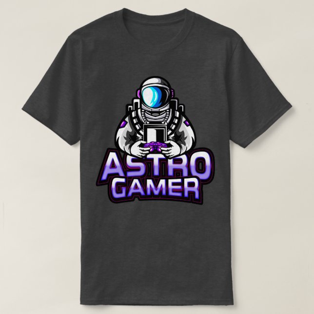 Astro Gaming Astronaut Esport T Shirt (Design framsida)