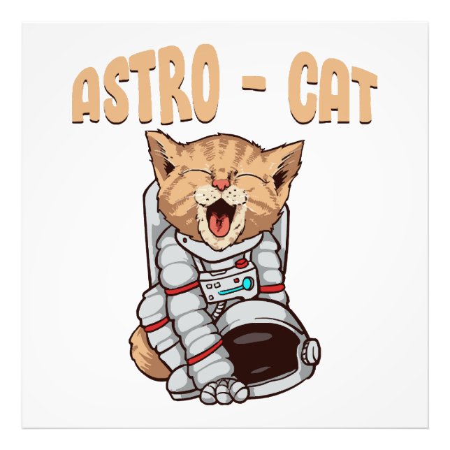 Astro Katt Fototryck (Framsidan)