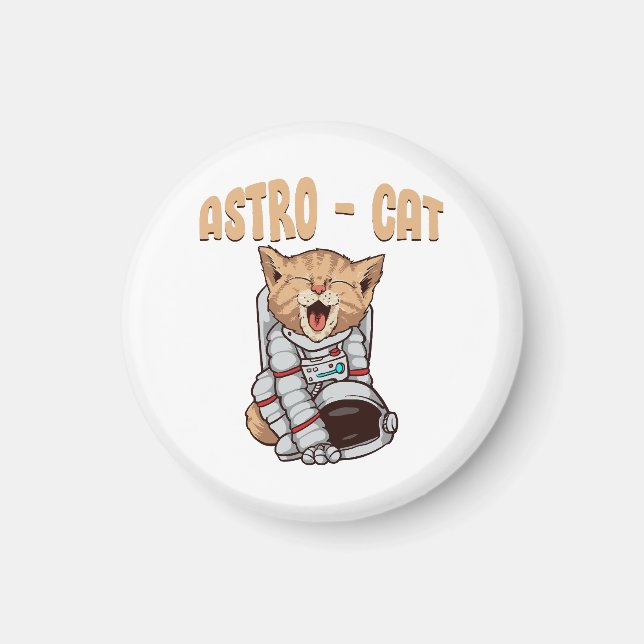 Astro Katt Magnet (Framsidan)