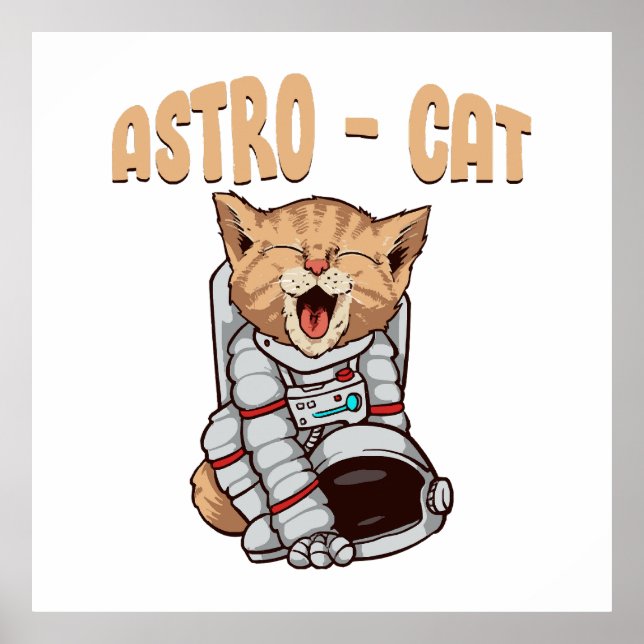Astro Katt Poster (Framsidan)