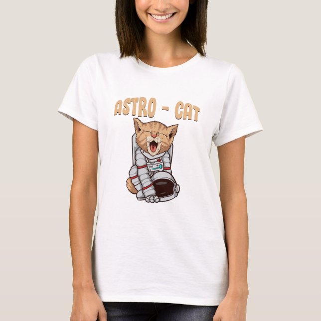 Astro Katt T Shirt (Framsida)