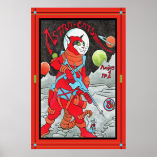 "Astro-Katter" affisch