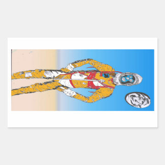 Astro Lucha Rektangulärt Klistermärke