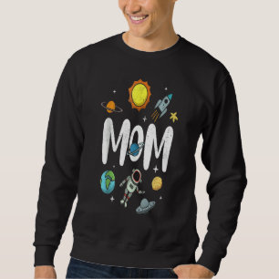 Astro Mamma Universer Mors dag Firande Lång Ärmad Tröja