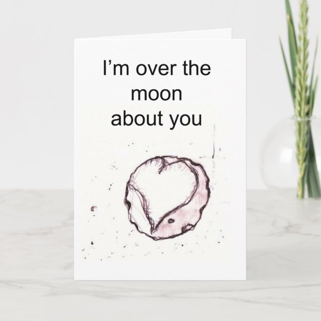 Astro-naughty Valentiness Card Helgkort (Framsida)
