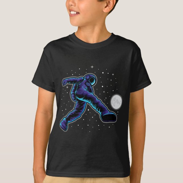 Astro Oceaner i Space Kids Tee | Roligt Rymden (Framsida)