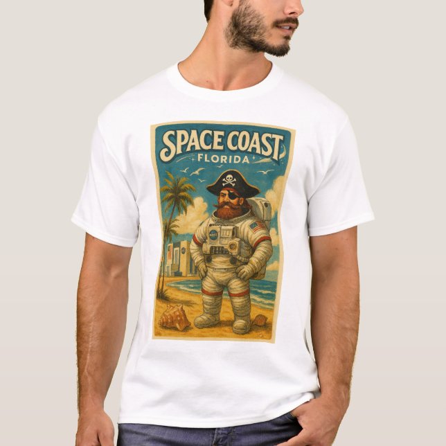 Astro-pirat Florida T-shirt Design (Framsida)