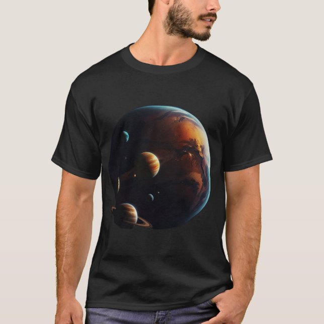 Astro Planets T-Shirt (Framsida)