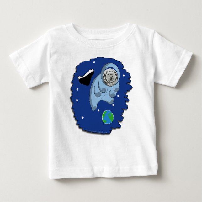 Astro-Tardigrade begynna T-tröja T Shirt (Framsida)