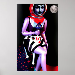 Astro-Tart av mitt hjärta - Ken Gage Art Poster