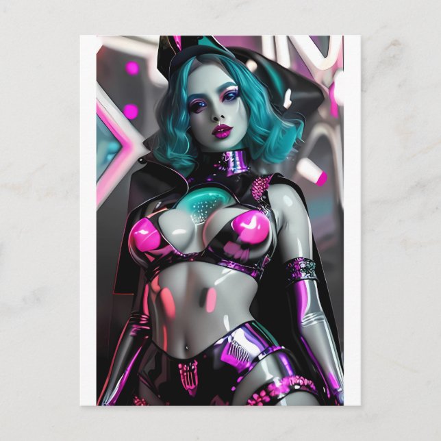 Astro-Witch Ceti-Alpha 4 Vykort (Framsida)